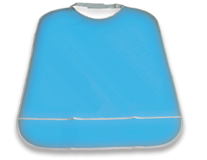 Picture of Blue Dental Bib - PVC (Velcro fastening)