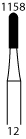Picture of Tungsten Carbide Burs (FG) - Dome Fissure Plain Cut - Size 3 (5/pack)  1158     21R.012FG