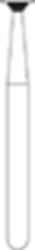 Picture of FG Diamond Burs - INVERTED CONE (014)  -  Size 018 MEDIUM Grit  (5/pack)