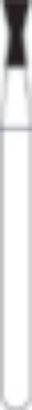 Picture of FG Diamond Burs - INVERTED CONE  with COLLAR (019)  -  Size 014 MEDIUM Grit  (5/pack)