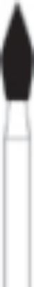 Picture of FG Diamond Burs - POINTED BUD (033)  -  Size 027 MEDIUM Grit  (5/pack)