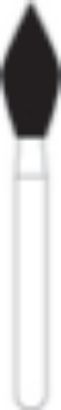 Picture of FG Diamond Burs - POINTED BUD (033)  -  Size 031 COARSE Grit  (5/pack)