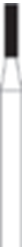 Picture of FG Diamond Burs - FLAT END CYLINDER (107)  -  Size 010 COARSE Grit  (5/pack)