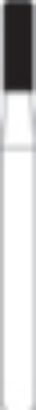 Picture of FG Diamond Burs - FLAT END CYLINDER (107)  -  Size 014 MEDIUM Grit  (5/pack)