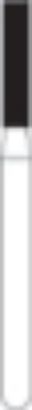 Picture of FG Diamond Burs - FLAT END CYLINDER (110)  -  Size 014 COARSE Grit  (5/pack)