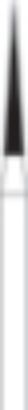 Picture of FG Diamond Burs - NEEDLE (165)  -  Size 014 MEDIUM Grit  (5/pack)