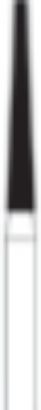 Picture of FG Diamond Burs - TAPER FLAT END (174)  -  Size 016 MEDIUM Grit  (5/pack)
