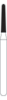 Picture of FG Diamond Burs - ROUND END TAPER (197)  -  Size 012 MEDIUM Grit  (5/pack)