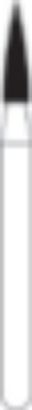 Picture of FG Diamond Burs - FLAME (245)  -  Size 014 MEDIUM Grit  (5/pack)