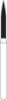 Picture of FG Diamond Burs - FLAME (249)  -  Size 012 COARSE Grit  (5/pack)