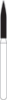 Picture of FG Diamond Burs - FLAME (249)  -  Size 012 MEDIUM Grit  (5/pack)