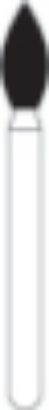 Picture of FG SUPERFINE Diamond Finishing Burs  -  BUD (257)  -  Size 023  (5/pack)