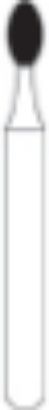 Picture of FG SUPERFINE Diamond Finishing Burs  -  EGG (277)  -  Size 014  (5/pack)