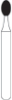 Picture of FG Diamond Burs - EGG (277)  -  Size 016 FINE Grit  (5/pack)