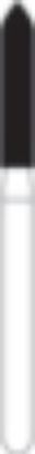Picture of FG Diamond Burs - TORPEDO (289)  -  Size 012 MEDIUM Grit  (5/pack)