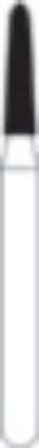 Picture of FG Diamond Burs - TORPEDO TAPERED (297)  -  Size 014 COARSE Grit  (5/pack)