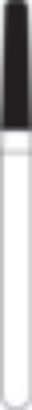 Picture of FG Diamond Burs - ROUND EDGE TAPER (545)  -  Size 016 MEDIUM Grit  (5/pack)