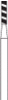 Picture of FG Laser Cut Burs  - Flat End Cylinder ISO 109  -  Size 012  -  SUPERCOARSE  (5/pack)