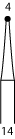 Picture of C1.014HP Tungsten Carbide Burs - Round (4) - 6/pack [117014]