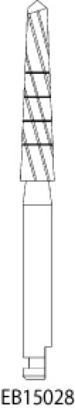 Picture of Implantology Expansion Burs Length 15mm Size 2.8mm (1/pack)