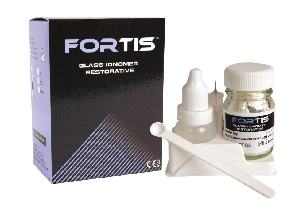 Picture of Fortis Glass Ionomer Aesthetic Restorative (Water Mix)  - Shade U  (15g Powder)