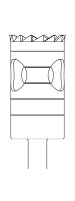 Picture of Trepan Bur - Cylinder  -  10mm Depth  -  Size 060 - 7mm Diameter  (1/pack)