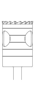 Picture of Trepan Bur - Cylinder  - 10mm Depth  -  Size 080  - 9mm Diameter  (1/pack)