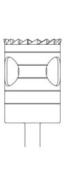 Picture of Trepan Bur - Cylinder  - 10mm Depth  -  Size 080  - 9mm Diameter  (1/pack)