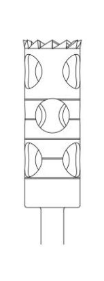 Picture of Trepan Bur - Cylinder Long - 14mm Depth - Size 050 - 6mm Diameter (1/pack)