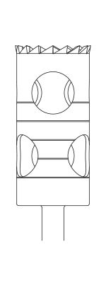 Picture of Trepan Bur - Cylinder Long - 14mm Depth - Size 070 - 8mm Diameter (1/pack)