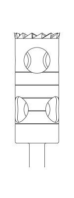 Picture of Trepan Bur - Cylinder Long - 14mm Depth - Size 060 - 7mm Diameter (1/pack)