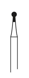 Picture of CA Diamond Burs (For Slow Handpiece) - Round With Collar (002) - Size 18 - Medium Grit (6/pack)