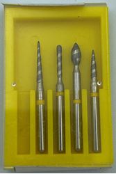 Picture of Assorted Laser Cut Superfine Finishing Burs  (4/pack)