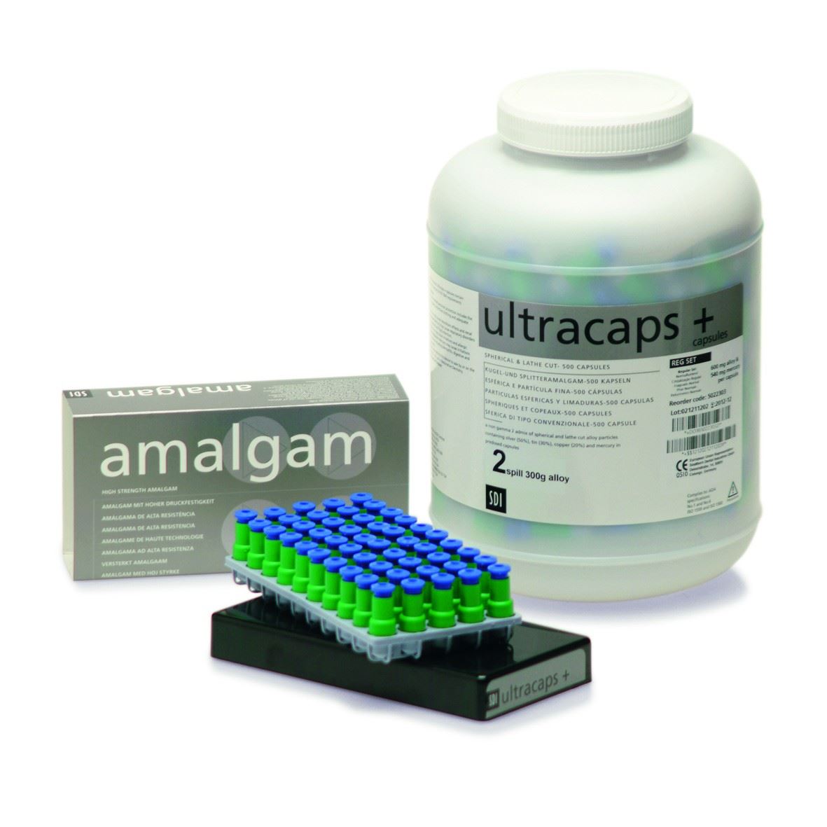 Picture of Ultracaps Plus Amalgam - 5 Spill Regular Set (500 Capsules)