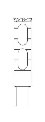 Picture of Trepan Bur - Cylinder  - 10mm Depth  -  Size 025 - 3.5mm Diameter  (1/pack)