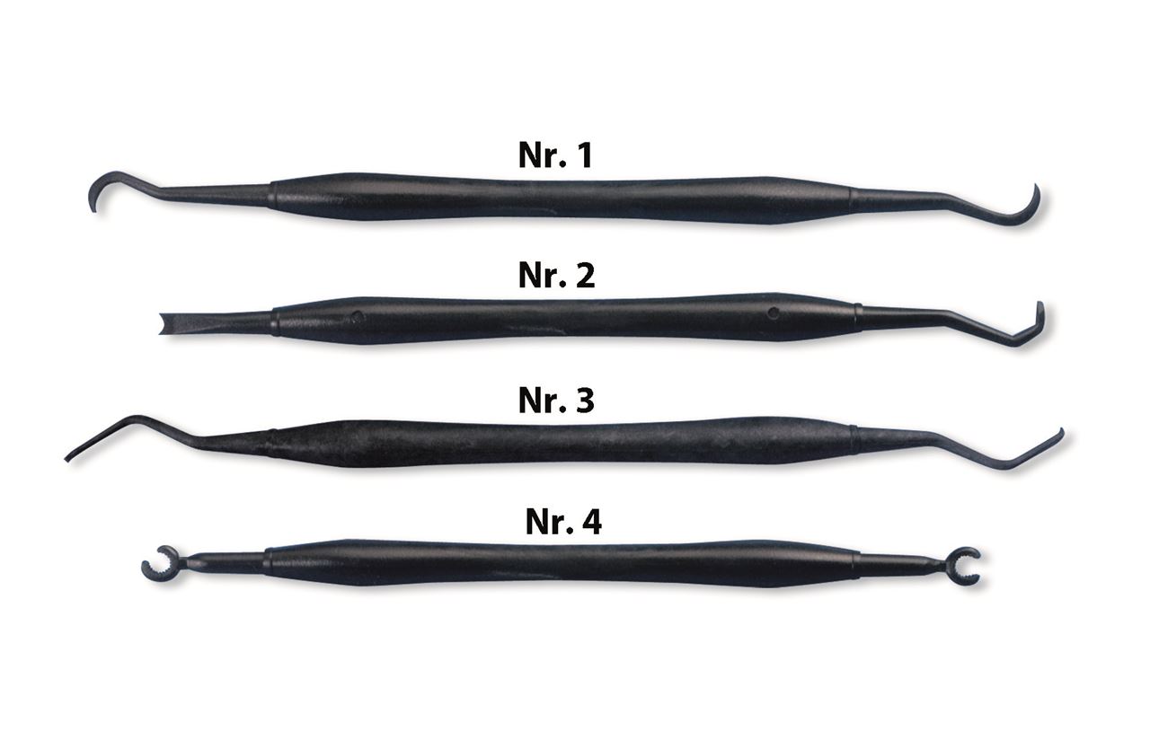 Picture of Miraclean - Implant Black - Double Ended Cleaning Instruments (set of 4)