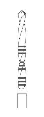 Picture of Pilot Bur for Implantology - 20mm Length - RAL (1/pack)