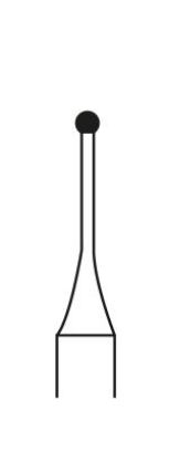Picture of Tungsten Carbide Burs (RA)  -  Round Cross Cut Slender Neck  -  Size 2SXN  (5/pack)