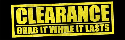 Picture for category Clearance