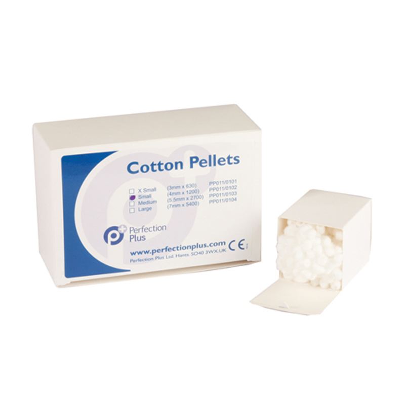 Picture of Perfection Plus Cotton Pellets  -  LARGE 7mm  (6 X 105)