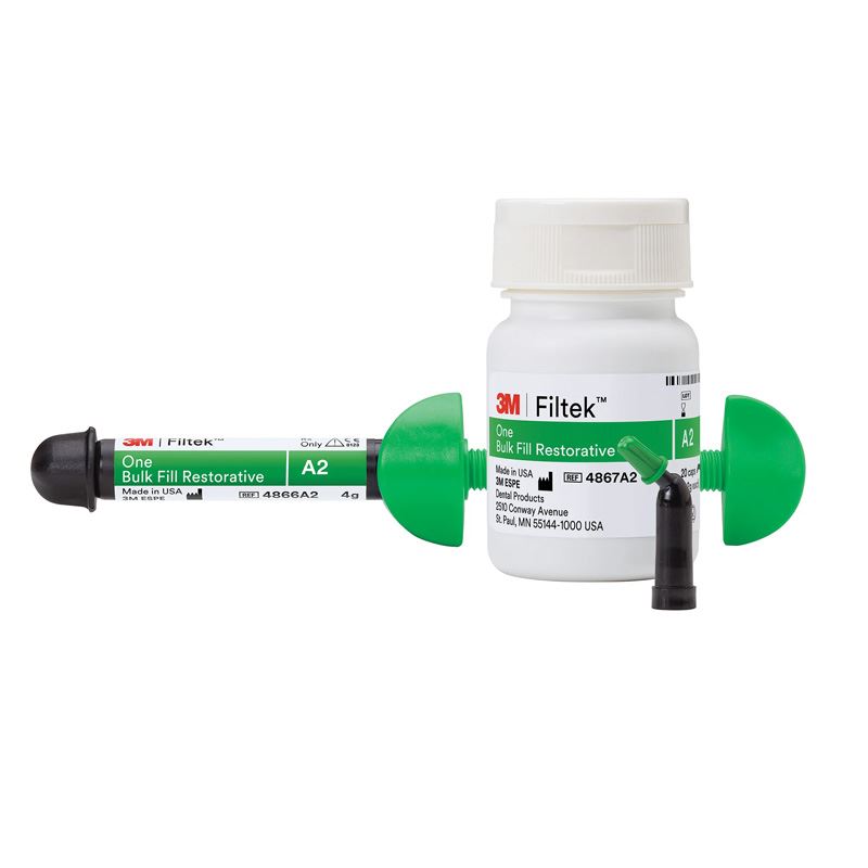 Filtek One Bulk Fill Restorative (Composite) Syringe Refills -Shade A3 ...