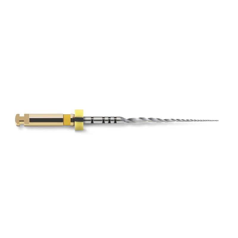 ProTaper Next X1 File 25mm Apex 017 Taper 04 - Yellow (3/pk). Precision