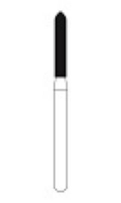 Picture of FG Diamond Burs - TORPEDO (289)  -  Size 014 FINE Grit  (5/pack)