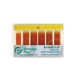 Picture of EndoPLUS Alternate GP Points 0.04 ISO 20 Yellow (60/pack)