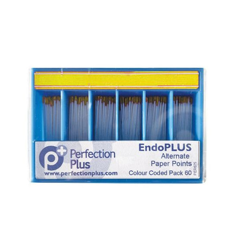 Picture of EndoPLUS Alternate Paper Points 0.04 ISO 20 Yellow (60/pack)