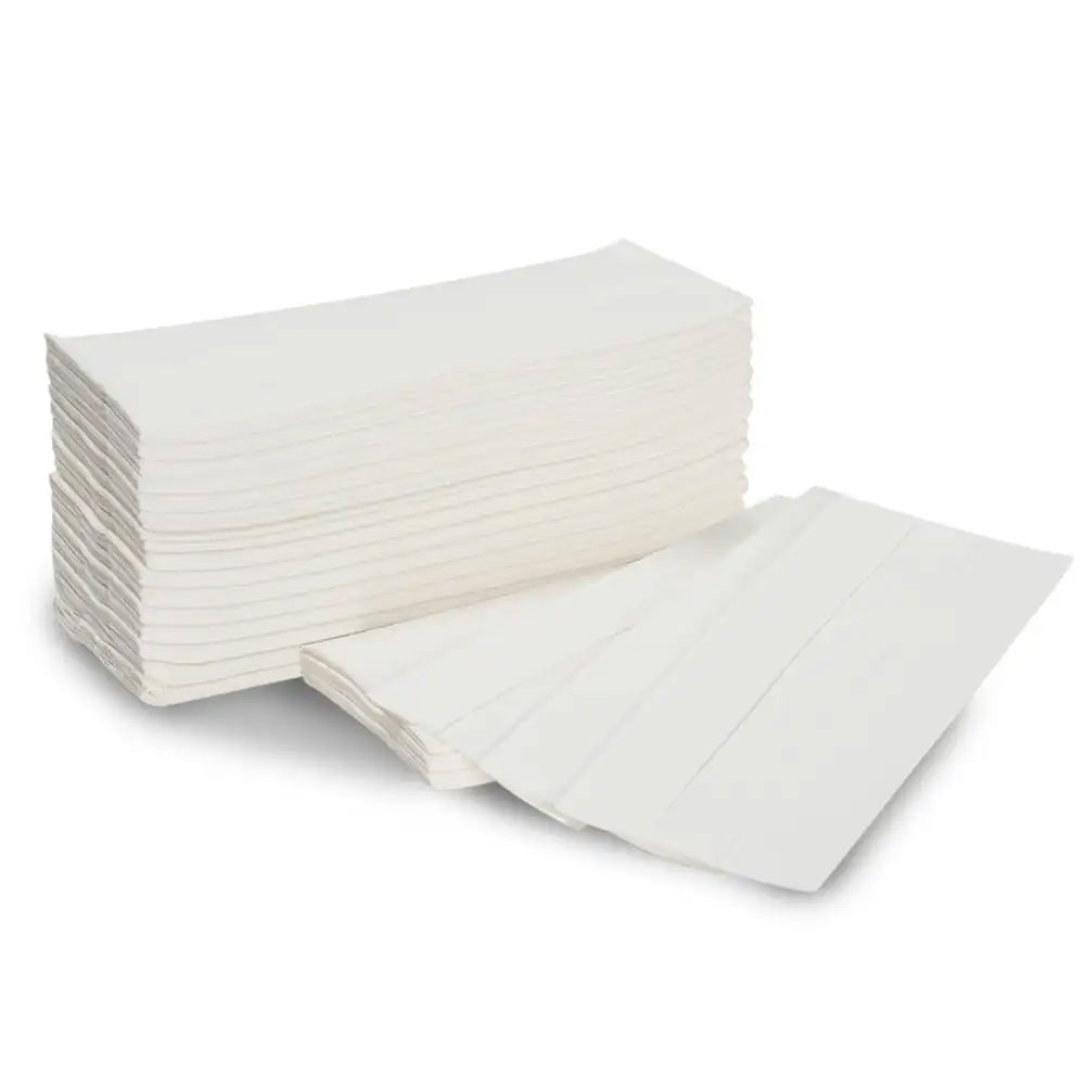 Picture of Flushable 2ply WHITE C-Fold  Hand Towel (96 Sheets x 24 Sleeves) VFFHT2