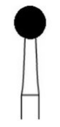 Picture of Surgical Burs  -  RA 26mm Shank - Size 040  (2/pack)
