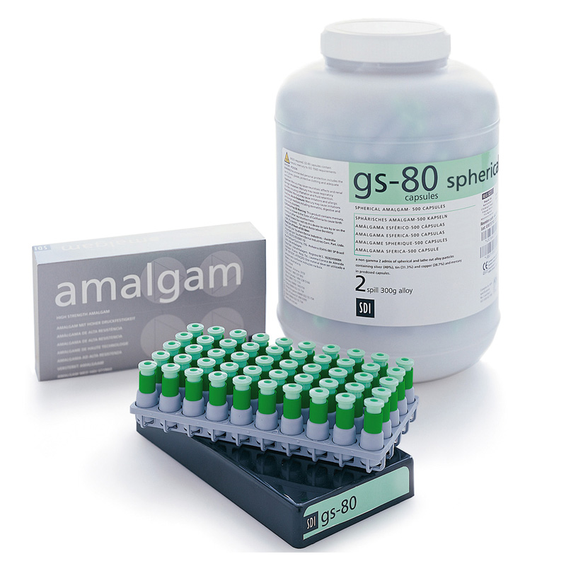 Picture of GS-80 Spherical Amalgam 1 Spill Regular Set (50 Capsules)