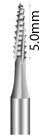 Picture of Steel Bone Cutter  -  HP 44mm Shank - 5mm Cutting Head  (2/pack) (Straight Handpiece)