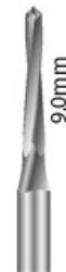 Picture of Steel Bone Cutter  -  HP 44mm Shank - 9mm Cutting Head  (2/pack) (Slow Handpiece)